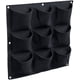 thumbnail image 1 of Vientiane Bolsas para plantar colgantes montadas en la pared, maceta vertical de cultivo verde con 9 bolsillos para balcón y patio, pared verde, pared del hogar, balcón, jardín (negro), 1 of 4