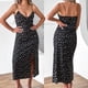 thumbnail image 2 of Vestido floral dividido con escote en V para uso diario en la cadera con bolso sexy a la moda de verano para mujer Fridja hj5797, 2 of 9