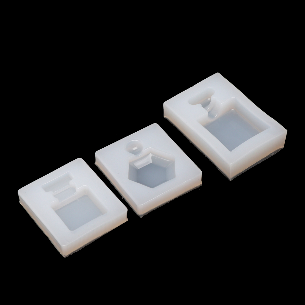 tegongse Silicone Resin Mold DIY Mini Perfume Bottle Casting Molds DIY Craft 3D Mold for Art Craft Making Handmade Toys for Child