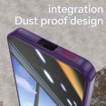 thumbnail image 6 of Decase Shockproof Soft Cover for Samsung Galaxy S25,Transparent TPU+PC Acrylic Protective Military Grade Armor Heavy Duty Protection Phone Back Case for Samsung Galaxy S25,Darkpurple, 6 of 7