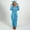 517_Blue, variant on Texiao Chritsmas Women's Artificial Wool Long Sleeve Pajamas Casual Solid Color Zipper Loose Hooded Jumpsuit Pajamas Casual Winter Warm Rompe Cute Ears Sleepwear