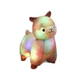 thumbnail image 2 of Eoozwa LED Color Changing Glowing Alpaca Plush, Soft Light Up Stuffed Animal with Auto Shut Off, Magical Night Light for Room Decor, Multi-Color, 2 of 3