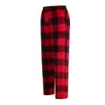 thumbnail image 6 of ibiyuan Mens Pajama Pants Set Cotton Lightweight Plaid Sleep & Lounge 3-Pack PJ Bottoms with Pockets and Button Fly, 6 of 9