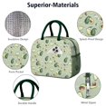 thumbnail image 2 of Illustrated Avocado Fruit Lunch Bag – Reusable Thermal Cooler Tote for Healthy Lunch Lovers, Students, and Commuters, 2 of 2