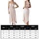 thumbnail image 2 of Vestido Largo De Verano Para Mujer Vestido formal sexy Vestido de satén de un hombro con cinturón Traje diario (Albaricoque M) Cgtredaw para Mujer Color arena T XXL, 2 of 5