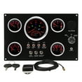 thumbnail image 2 of Boat Dash Instrument Panel, Red LED 0 To 120MPH UV Resistant Voltage Display 5 Gauge Set Instrument Panel IP67 Waterproof Rust Proof  for 12V Yacht, 2 of 7