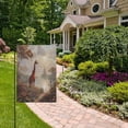 thumbnail image 6 of 28x40 inch Double-Sided Garden Flags Banners Vibrant Outdoor Decor for House Patio Outdoor Oil Painting Of Giraffe, 6 of 6