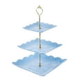 thumbnail image 1 of TIMIFIS Kitchen Gadgets Three-tiered Fruit Tray Dried Fruit Tray Dessert Tray Multi-tiered Cake Stand, 1 of 2