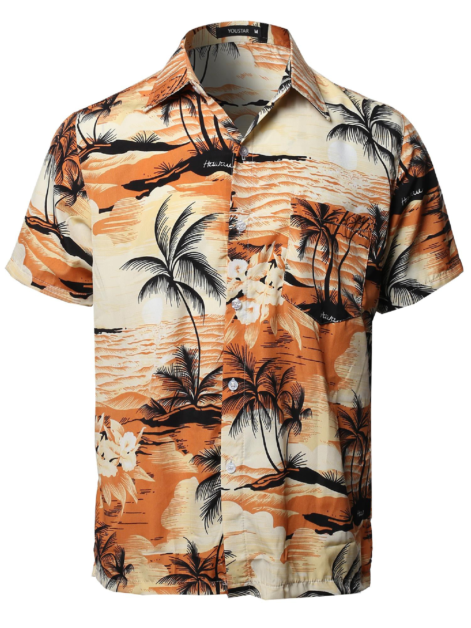 Tropical Decor Girls Short-Sleeve Midweight T-Shirt,Polyester,Sunset Tropical Be 