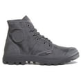 thumbnail image 2 of Palladium Pallabrouse Wax Unisex Lace Up Canvas Ankle Boot In Grey Size 7, 2 of 6