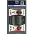 thumbnail image 2 of Michael Jordan Lebron James 2005 Upper Deck Basketball Card #LJMJ1 Graded PSA 9, 2 of 2