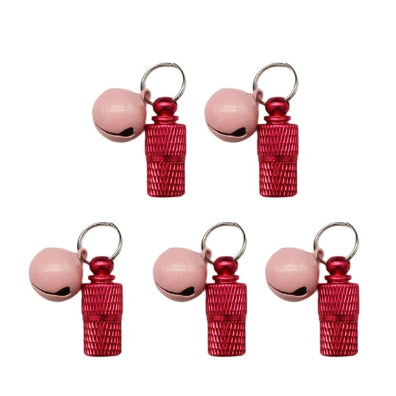 WINDLAND Set of 10 AntiLost Pet Label Holder For Dog Cats Plated Pet Identification Information Storage Box Collar Pendant