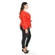 thumbnail image 2 of Blusa con diseño texturizado Roman Fashion / Tallas Extras, 5105 (Rojo) rojo 36, 2 of 7