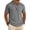 Gray_001, variant on Men Cotton Linen Shirts Trendy Hawaiian Shirt Short Sleeve Button Collared T-Shirts Casual Summer Beach Vacation Tops Light Blue 2XL