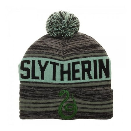 Knit Radar - Harry Potter Slytherin Pom Knit Beanie