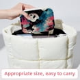 thumbnail image 6 of Panda Velvet Portable Jewelry Organizer Box with Removable Compartment - Earring Holder and Gift Jewelry Box, 6 of 7