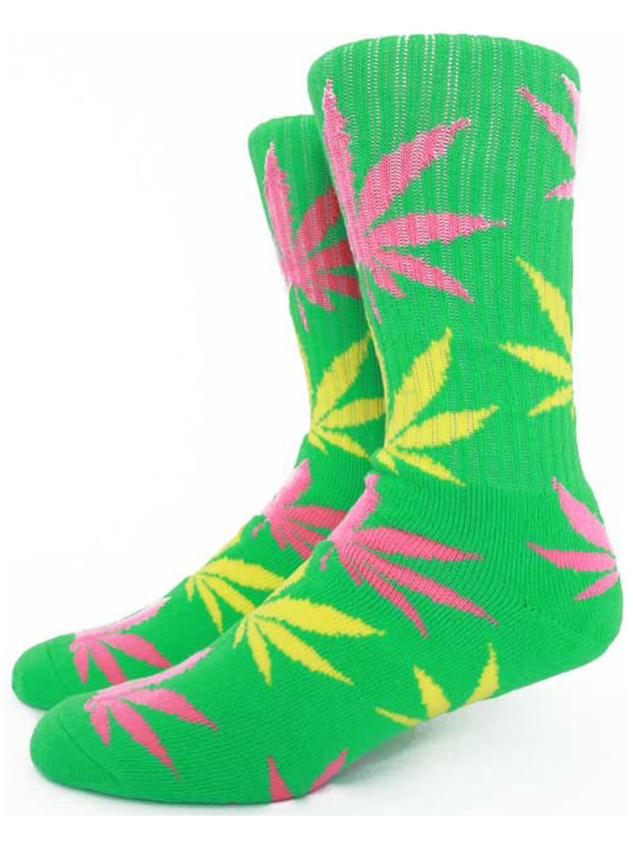 HUF Neon Plantlife équipage chausettes