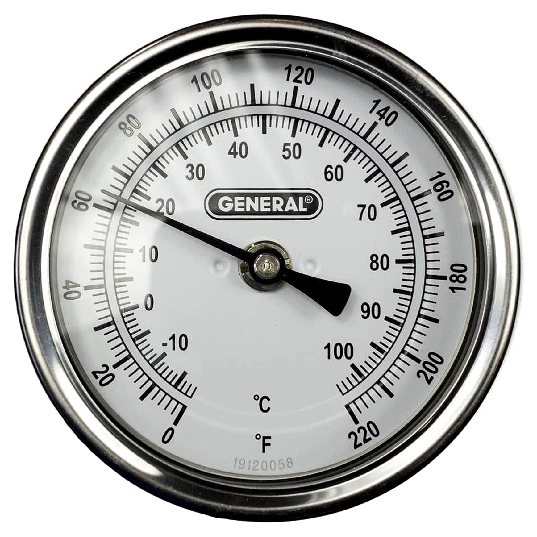 General Tools Bimetal Thermom,3 In Dial,0 to 220F T300-36