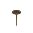 thumbnail image 5 of Possini Euro Design Brushed Bronze Drum Pendant Chandelier 20" Wide Modern Sand Stone Linen Shade Fixture for Dining Room House, 5 of 8