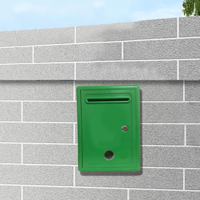 Buzón de sugerencias Perfecl resistente al agua Verde con cerradura
