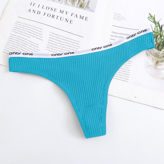 Ropa interior de mujer Tanga sexy de algodón puro para mujer, tentación caliente, cintura baja, hilo para niña