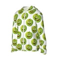 thumbnail image 2 of Pofeuu Happy Fruit Print Sun Protection Outdoor Lightweight Full Zip UV Cooling Hoodie Long Sleeve Summer Clothing for Outdoor Hiking-X-Large, 2 of 5