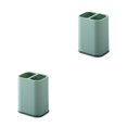 thumbnail image 2 of Bearachild Soporte de almacenamiento para palillos, tenedor, cucharas, espátula, organizador de vajilla, drenaje, Simple, moderno, hogar, comedor, Hotel, Verde 2piezas Bearachild CBP185433, 2 of 6
