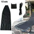 thumbnail image 3 of yaaqii Black Replacement Seat Cloth for Textilene Hanging Swing Chair - 64x197x23CM, 3 of 3