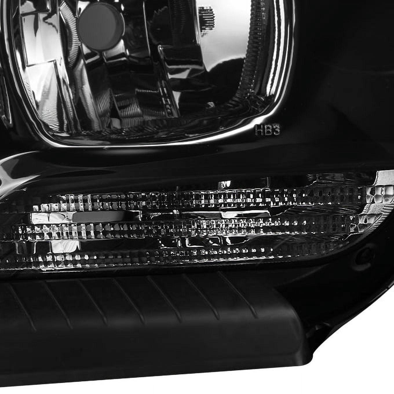 AKKON - For Black Smoke 11-14 Dodge Charger Headlights Front Lamps Direct Replacement Pair Left + Right