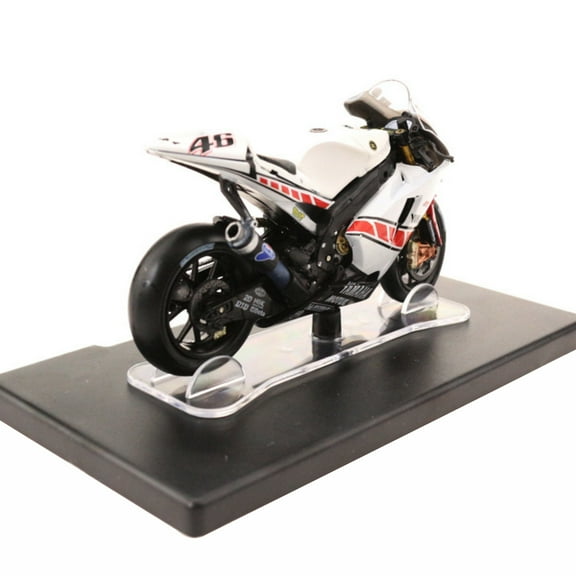 19cm Diecast Alloy 1/18 Scale For YAMAHA YZR-M1 46 Valencia 2005 Motorcycle Finished Motorcycle Model Toy Gift TAPDRA Spare Part