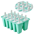 thumbnail image 3 of Bandeja de hielo de silicona para el hogar creativa - 10 grupos (verde) MFZFUKR CPB-DE-LYY1298-6, 3 of 5