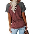 thumbnail image 3 of Betiyuaoe T Shirts T-shirt à Manches Courtes Col Rond à Col Rond et Manches Courtes pour Femme, 3 of 4