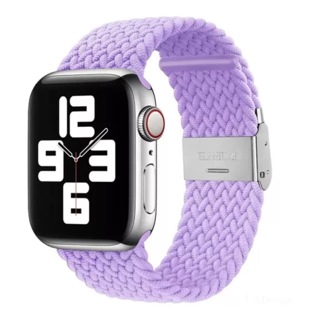 Correa Nylon Trenzado + Hebilla Unisex M / L 42-44-45-49 mm Para Apple Watch Compatible Con Todas Las Series