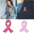 thumbnail image 5 of 10PCS Cancer Awareness Pin â Pink Ribbon Lapel Pin Brooch for Women, There is Hope Badge for Survivors, Support Cure Love Jewelry for Backpacks, Hats, Bags & Clothes Decoration, 5 of 5
