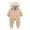 Beige, variant on Gifts for Christmas Bidobibo Baby Winter Hooded Romper, Infant Toddler Boys Girls Warm Snowsuit Cute Ears Fleece Romper Long Sleeve Jumpsuit Overalls Outfit for 0-12 Months