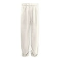 thumbnail image 4 of Women's Slim Fit Ankle Casual Trousers - Polyester Stretch Pants for Spring/Summer, S-XXXL, 4 of 4