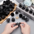 thumbnail image 3 of 100Pcs 28/410 Black Plastic Push Pull Replacement Caps 28mm Inner Diameter Twisted Sport Bottle Lid Plastic Water Bottle Cap for Water Bottle Replacement Tops Sport Bottle Lid Black, 3 of 9