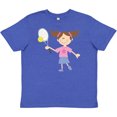 thumbnail image 3 of Inktastic Tennis Girl Youth T-Shirt, 3 of 5