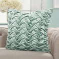 thumbnail image 3 of Nourison Life Styles Solid Celadon Decorative Throw Pillow , 22" x 22", 3 of 4