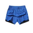 thumbnail image 5 of DDAPJ pyju Mens 2 in 1 Workout Shorts Summer Beach Athletic Shorts with Compression Liner Drawstring Running Sports Shorts with Pockets Blue XXXL, 5 of 6