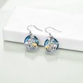 thumbnail image 5 of WINNICACA Elephant Sterling Silver with Blue Crystal Earrings Cute Animal Birthday Anniversary Mothers Valentines Day Gifts for Women, 5 of 6