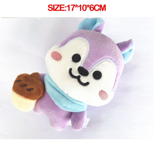KPOP BTS JHOPE BT21 INSIDE MANG Muñeca Peluche Llavero Lindo Ardilla Muñeca Bolsa Colgante Llaveros