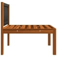 thumbnail image 4 of vidaXL 3 Piece Patio Lounge Set with Cushions Solid Acacia Wood, 4 of 10