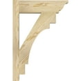 thumbnail image 3 of Ekena Millwork 6"W x 18"D x 26"H Merced Rough Sawn Traditional Outlooker, Douglas Fir, 3 of 4