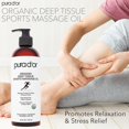 thumbnail image 4 of Aceite de masaje PURA D'OR Organic Deep Tissue Sports 480ml, 4 of 6