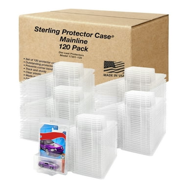 Sterling Protector Case Mainline 120 Pack for Hot Wheels and Matchbox - Model 17201 Fits Card Size 4.25" x 6.5"