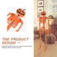 thumbnail image 2 of Halloween Pumpkin Head Skeleton Pendant Simulated Pumpkin Skeleton Model, 2 of 9