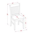 thumbnail image 2 of East West Furniture Norfolk Modern Dining Chairs, 2 of 3