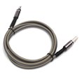 thumbnail image 1 of Cable de carga rápida 5A, Cable de datos de carga gris duradero Resistencia a la oxidación de 1 m para teléfono móvil Android para teléfono móvil IOS, 1 of 8