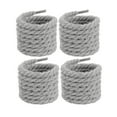 thumbnail image 5 of 2 Pairs Thickened Rope Round Shoelaces 120cm Length Solid Color Shoe Strings For Sneakers and Boot Laces Replacement, 5 of 13